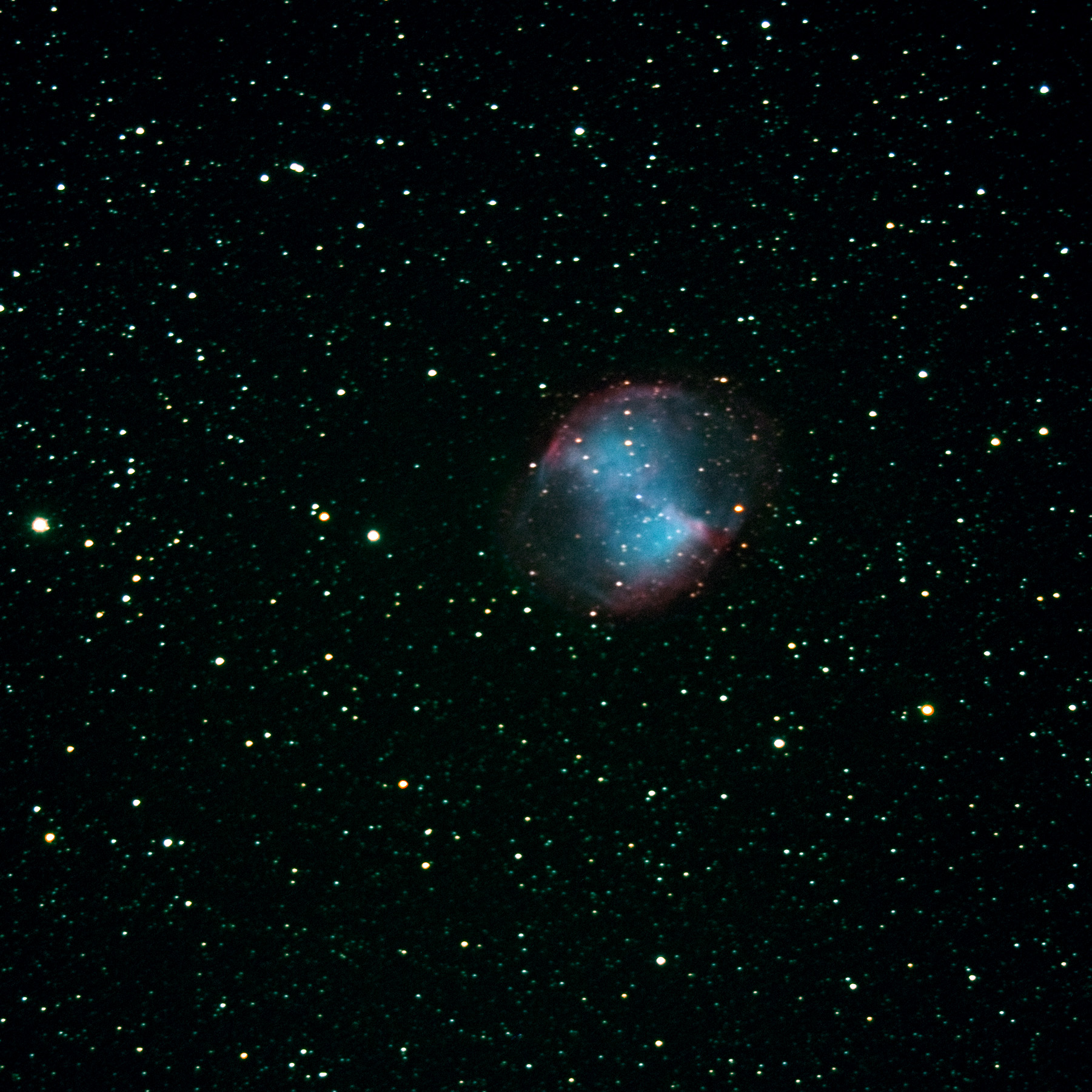 M27 The Dumbbell Nebula in Vulpecula