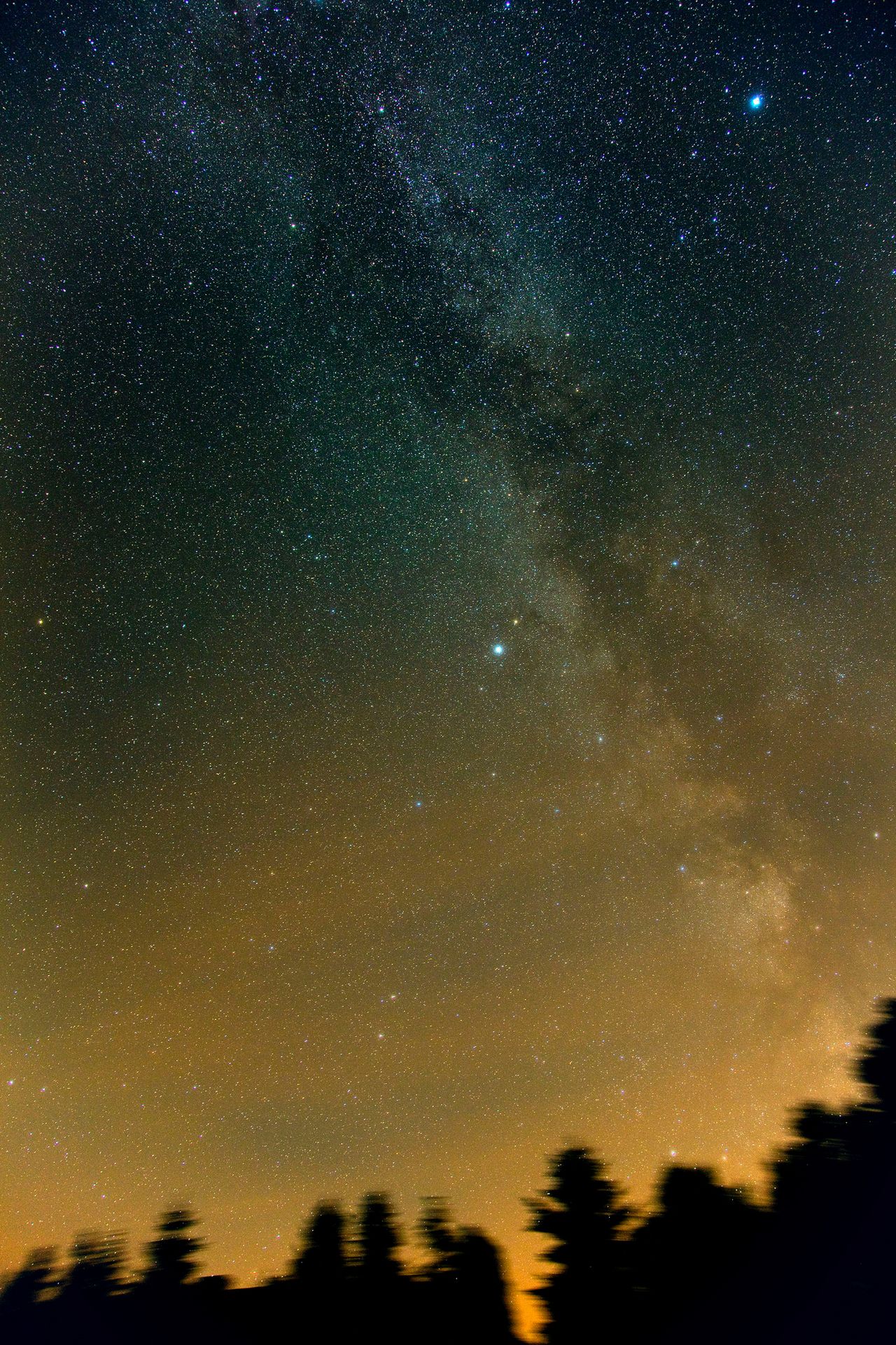The Milky Way at sunset